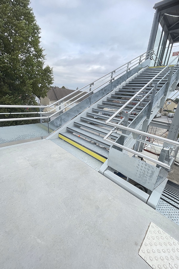 contrôle glissance passerelle